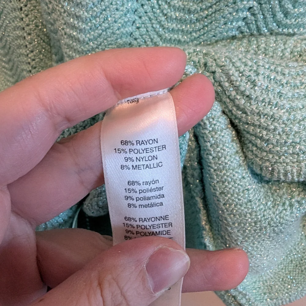 Mint Green Sleeveless Knit Top - Picture 4 of 6